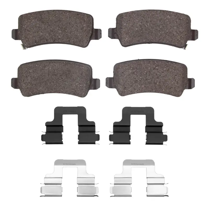 R1 16-17 Hyundai Azera Rear Optimum Oe Pads & Hardware Kit 1