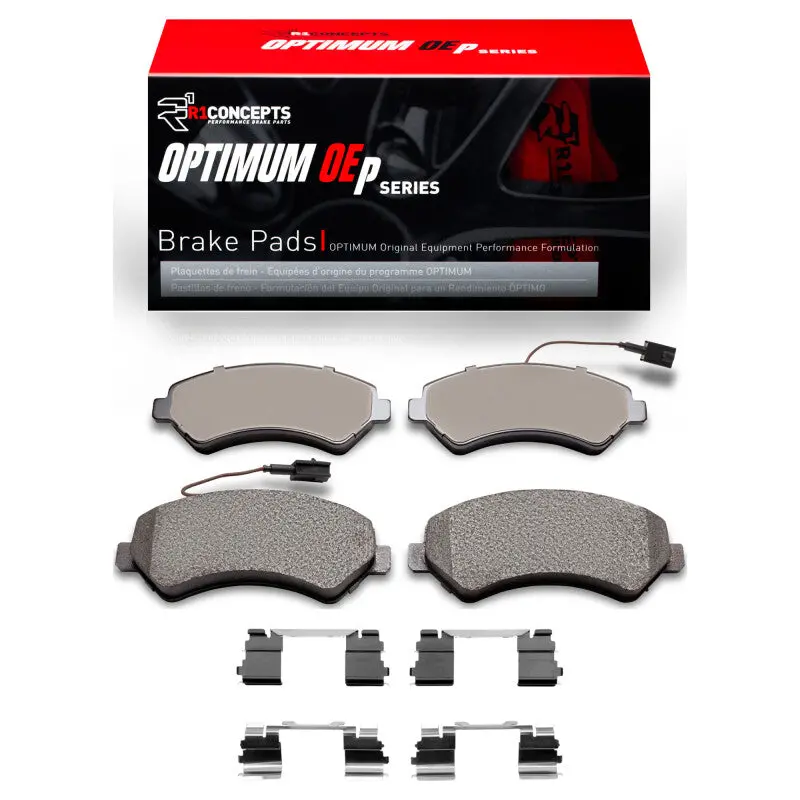 R1 14-25 Ram Promaster 1500 Front Optimum Oe Pads & Hardware Kit 1