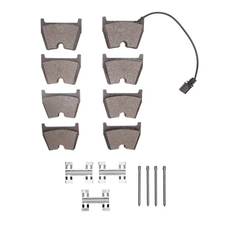 R1 17-21 Audi R8 Front Semi Met Pads & Hardware Kit 1