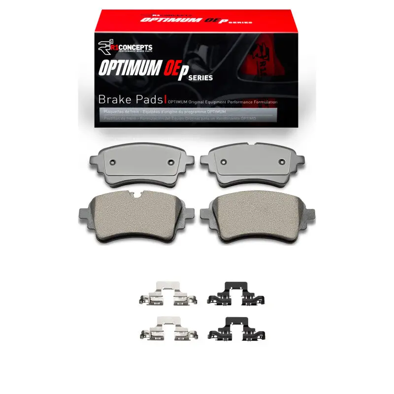 R1 2020-2025 Audi A4 Quattro Rear R1 Optimum Oe Pads & Hardware Kit 1