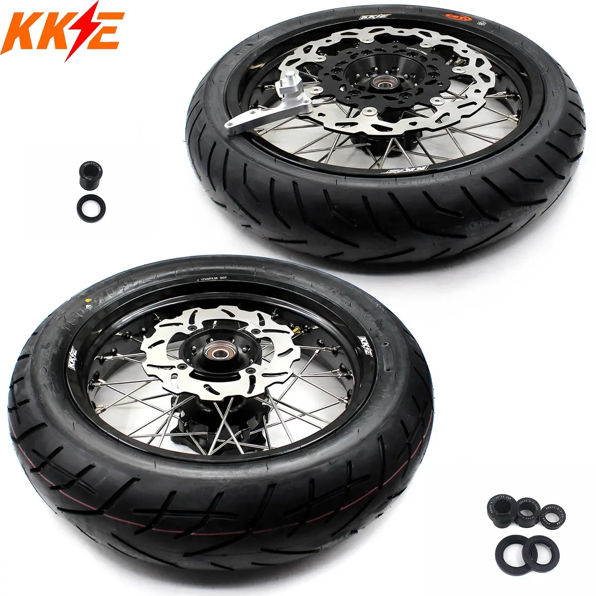 Pre-Order Kke 3.5/4.25*17" Cush Drive Wheels For Suzuki Dr650se 1996-2021 Cst Tires 1