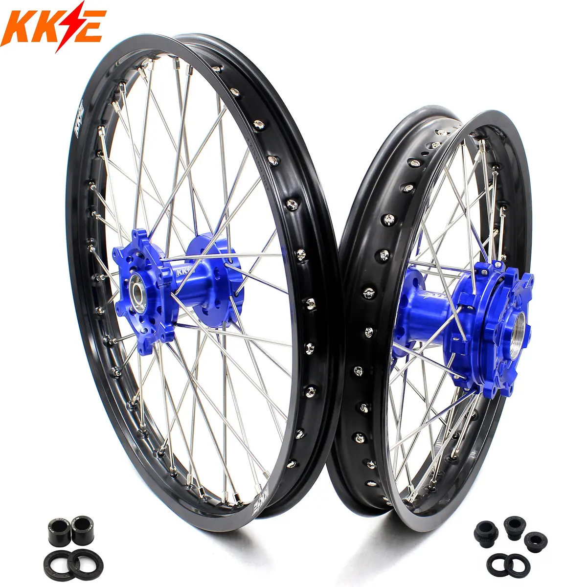 Kke 21 & 18 Cush Drive Wheels Rims For Suzuki Drz400sm 2005-2024 1