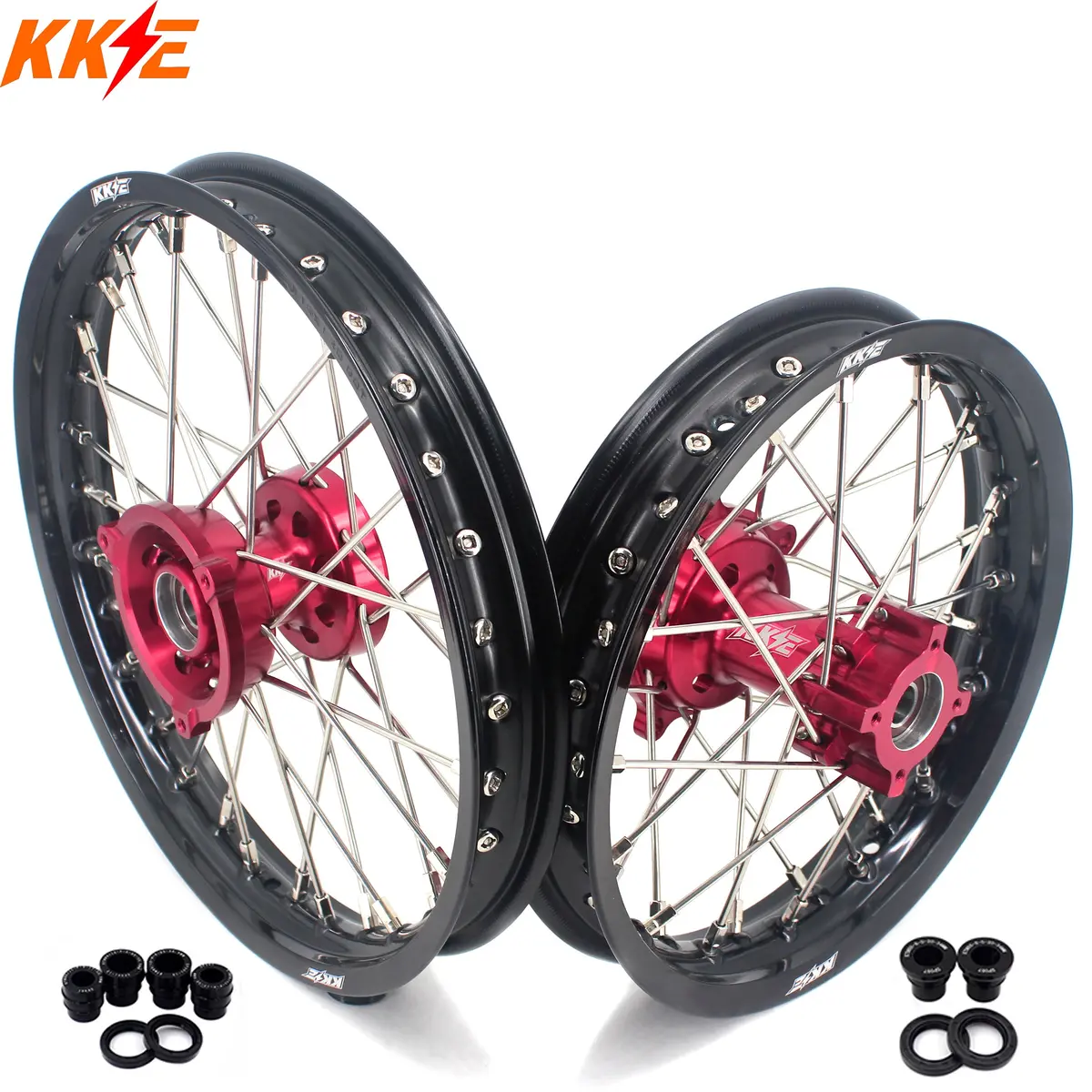 Kke 14/12 Small Kid's Wheel Set For Gas Gas Mc65 2021-2024 For Ktm Sx65 2002-2024 1