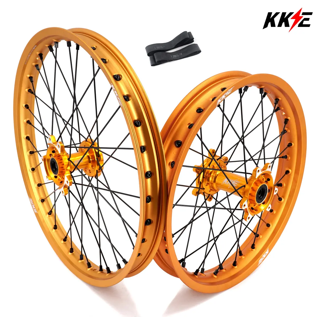 Kke Factory Stock Kke 21" & 18" E-Bike Spoke Wheels Rims Fit Surron Ultra Bee 2023-2025 Different Color Combo Available 1