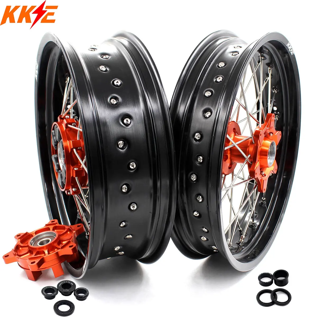 Kke 17Inch Cush Drive Wheels Rims For Ktm690 Enduro R 2009-2022 For Ktm 690 Smc 2008-2011 1