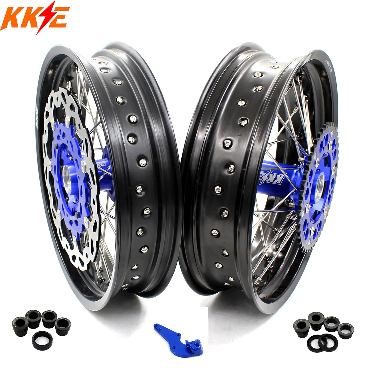 Kke 3.5/4.25 Supermoto Wheels For Ktm Sx Sx-F Exc Exc-F Exc-W Xc Xc-F Xcw 125-530 2003-2025 1