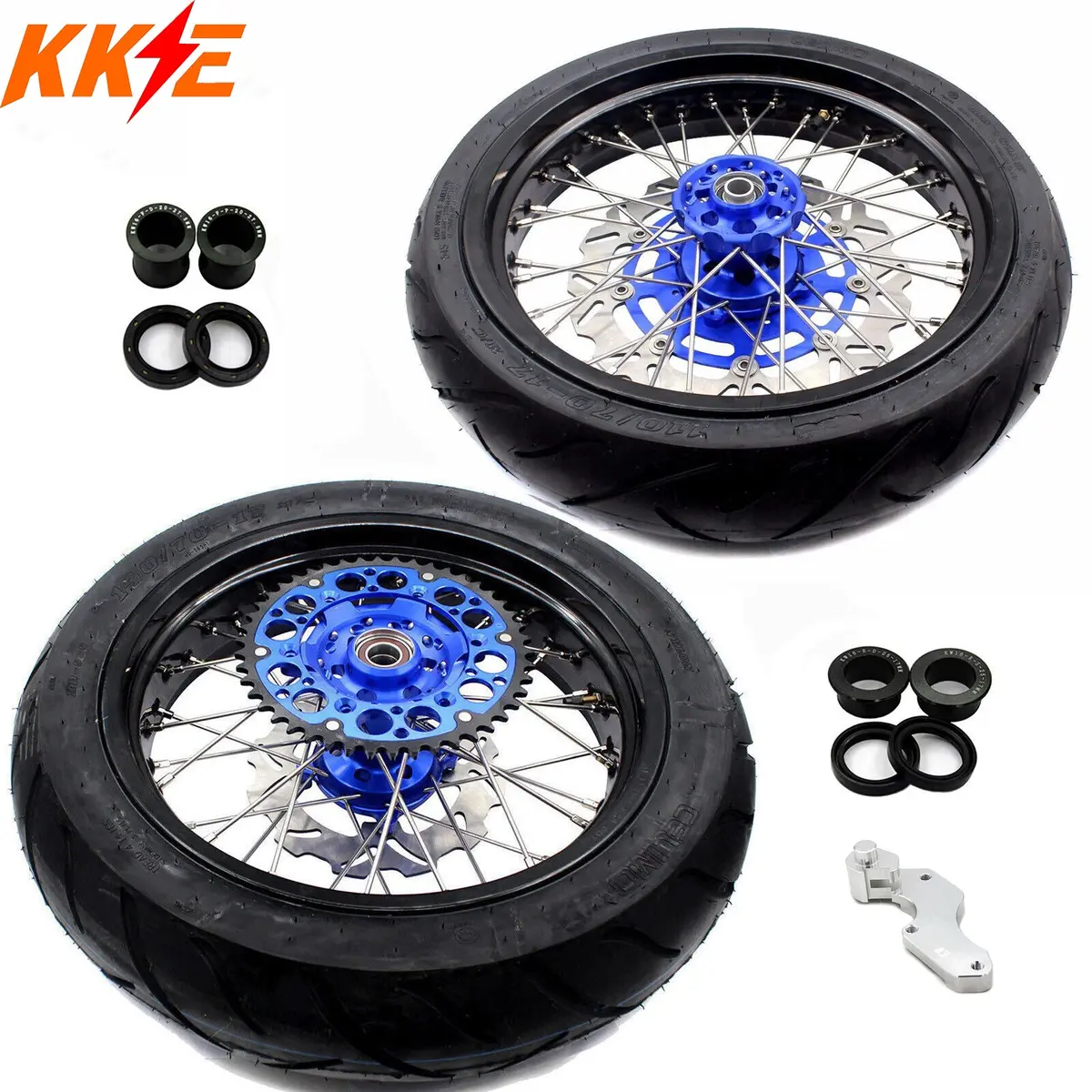 Kke 3.5/4.25 Kx450x Kx250f Kx450f 2006-2018 For Kawasaki Supermoto Rims Cst Tires 1