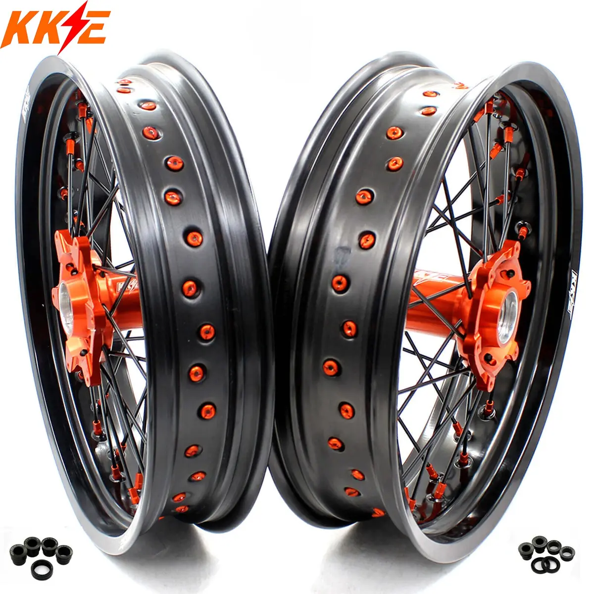 Kke 17Inch Supermoto Rims For Ktm Sx Sx-F Xc-F Xc Exc Exc-F 2003-2025 1