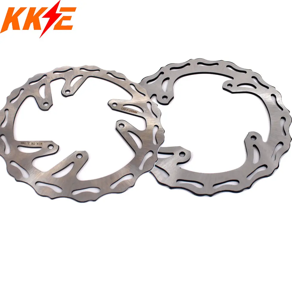 Replacement Front 240Mm And Rear 240Mm Disc Only For Kke Wheels Honda Cr125r 98-01 Cr250r 97-01 1