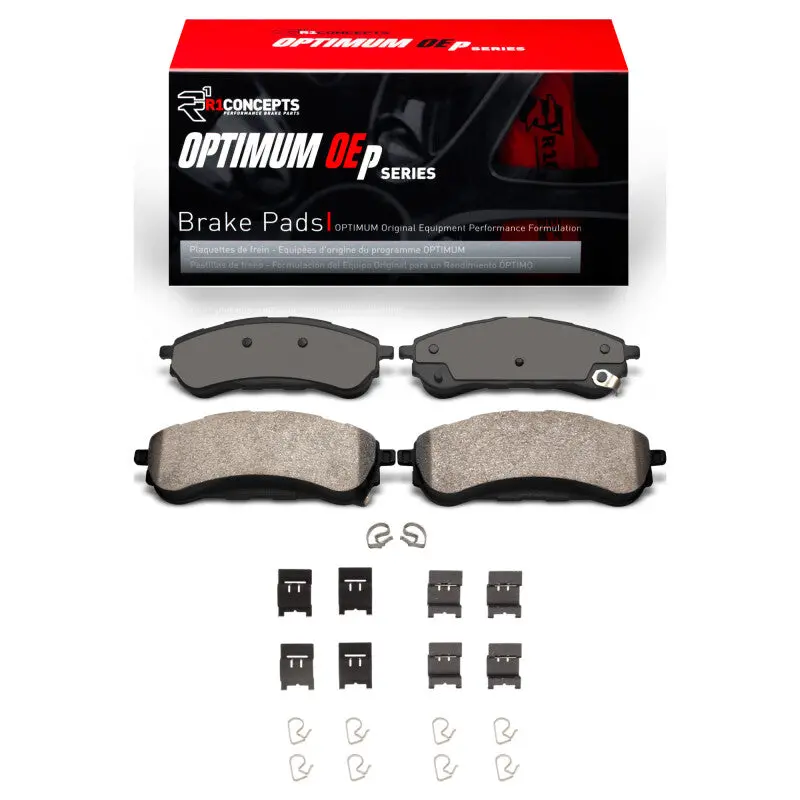 R1 19-23 Ford Ranger (Usa/Canada) Rear Optimum Oe Brake Pads & Hardware Kit 1
