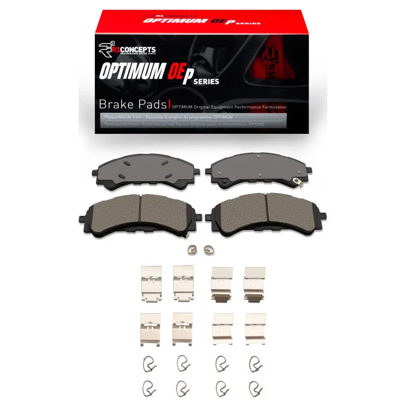R1 19-25 Ford Ranger (Usa/Canada) Front Optimum Oe Brake Pads & Hardware Kit 1