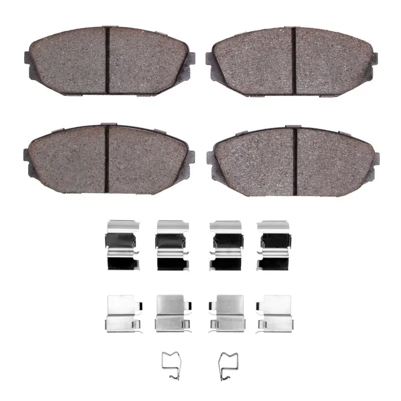 R1 99-04 Acura Mdx Front Semi Met Pads & Hardware Kit 1