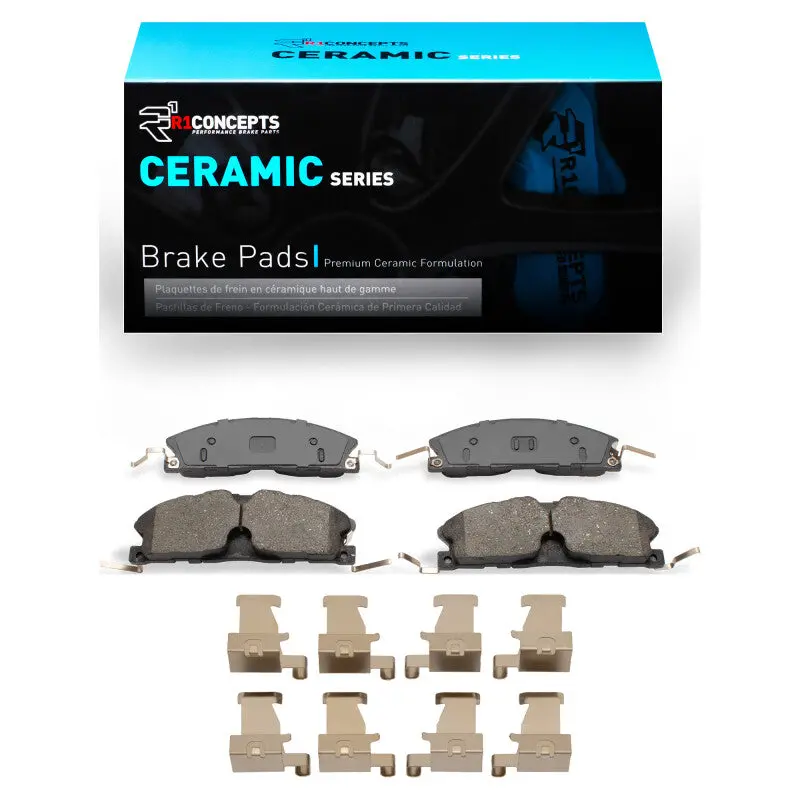 R1 2013-2019 Ford Flex Front R1 Ceramic Pads & Hardware Kit 1