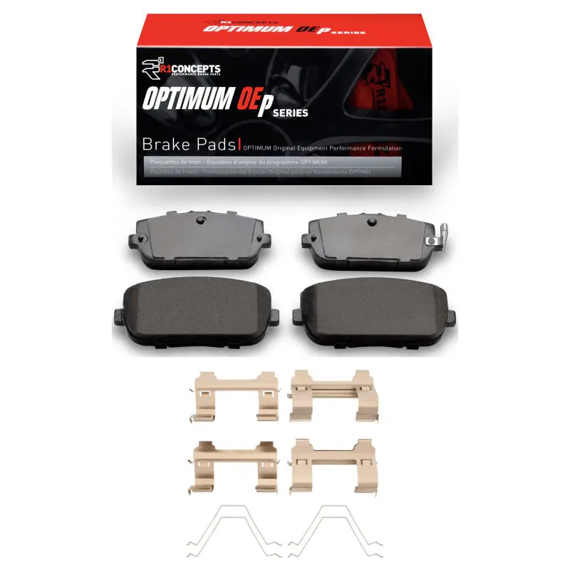 R1 06-25 Fiat 124 Spider Rear Optimum Oe Pads & Hardware Kit 1