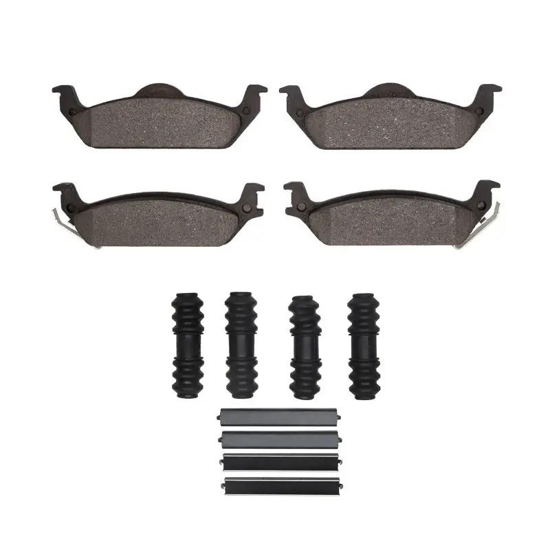 R1 03-04 Dodge Dakota Rwd Rear Semi Met Pads & Hardware Kit 1