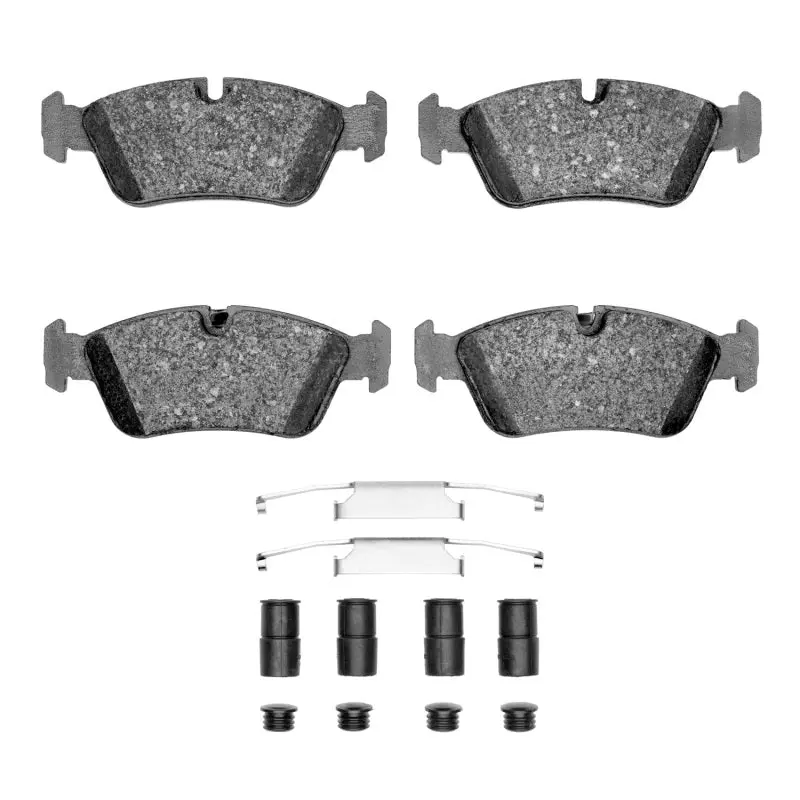 R1 91-98 Bmw 318I Front Semi Met Pads & Hardware Kit 1