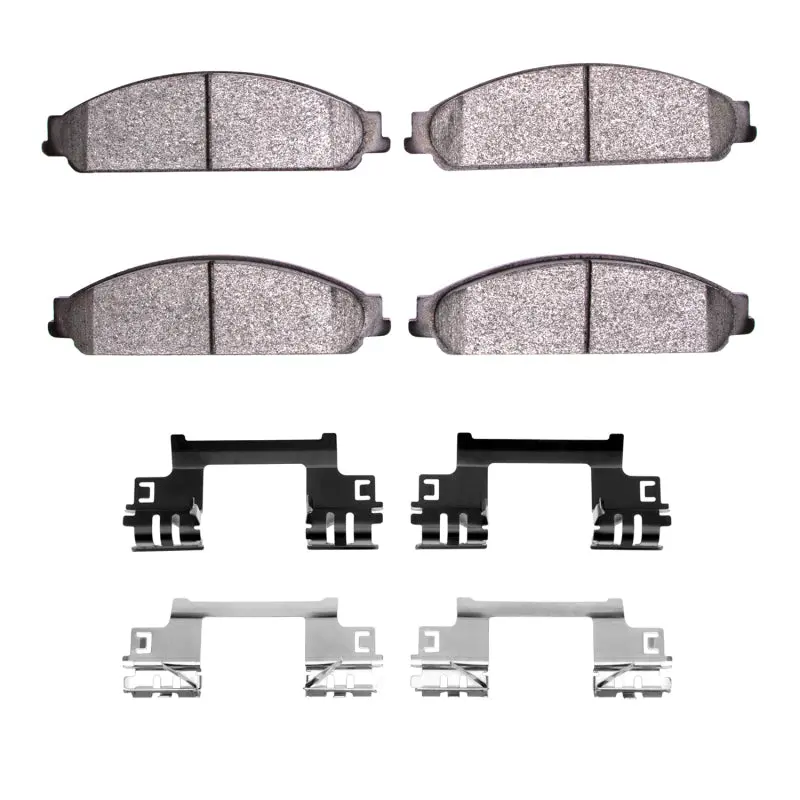 R1 2005-2009 Ford Freestyle Front R1 Semi Met Pads & Hardware Kit 1