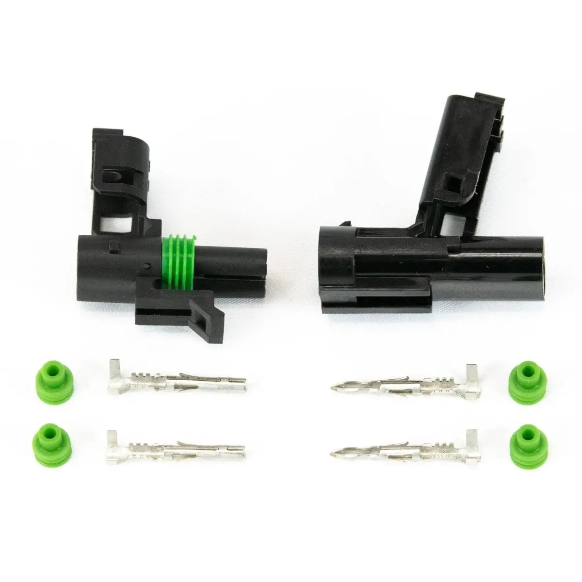 2-Pin Weatherpack Connector Set (Male & Female) 151007 1
