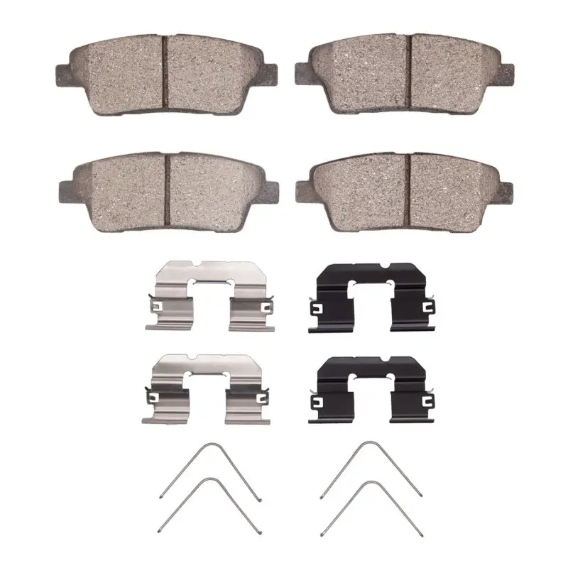 R1 18-20 Genesis G80 Rear Ceramic Pads & Hardware Kit 1