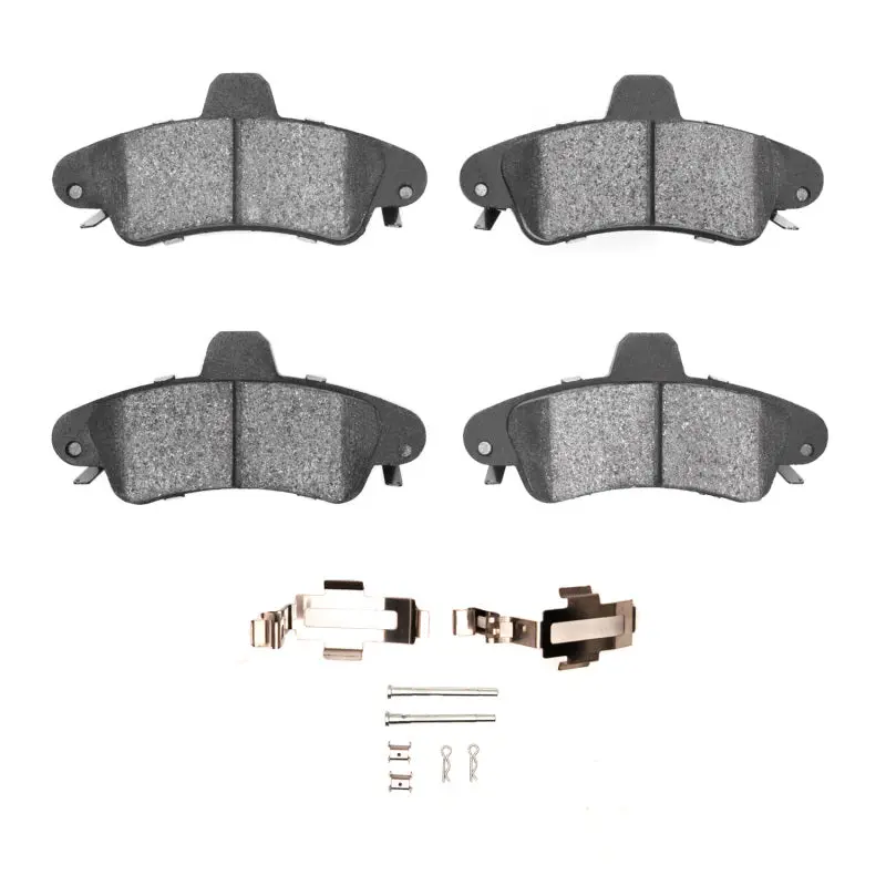 R1 95-04 Ford Contour Rear Semi Met Pads & Hardware Kit 1