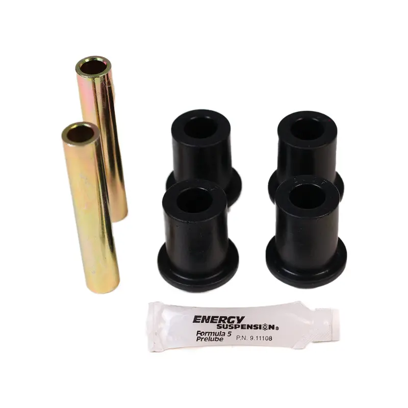 Energy Suspension Universal Bushing 1.25 Id Eye/3.50Lg. 7/16 Bolt Fabr Flange Style - Black 1