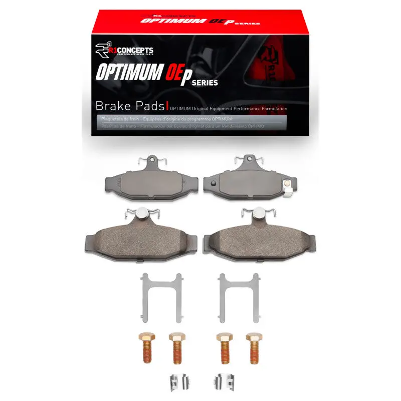 R1 1985-1997 Chevrolet Corvette Rear R1 Optimum Oe Pads & Hardware Kit 1