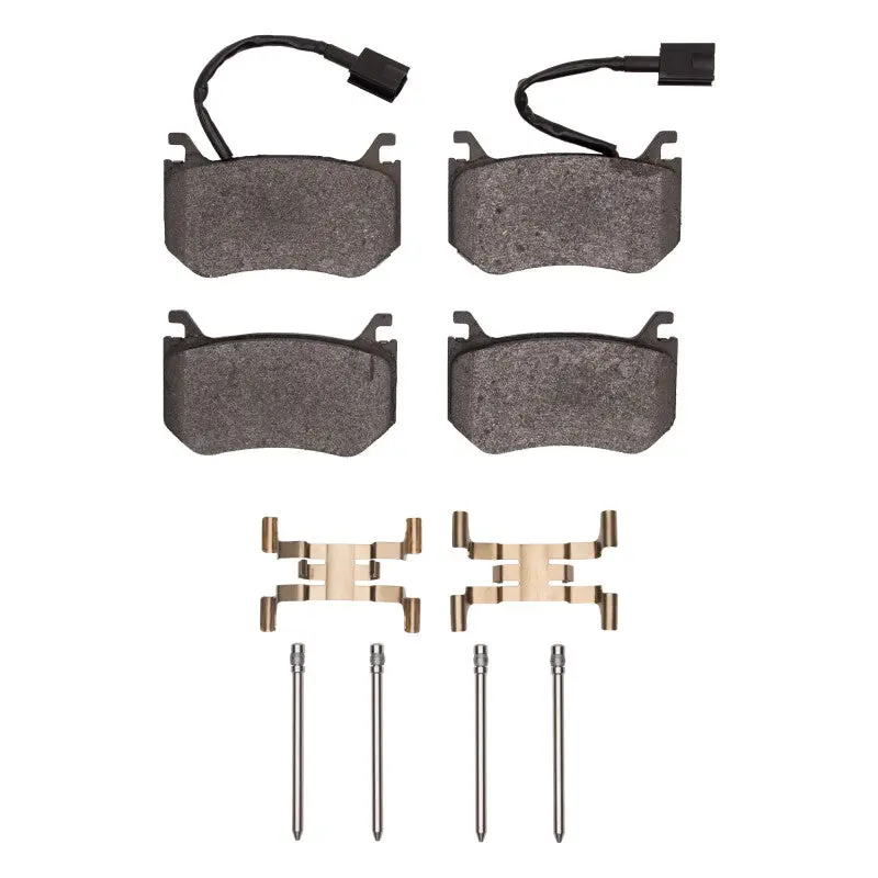 R1 17-25 Alfa Romeo Giulia Rear Ceramic Pads & Hardware Kit 1
