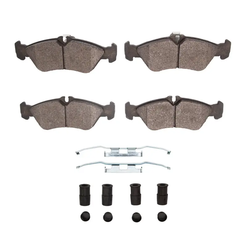 R1 02-06 Dodge Sprinter 2500 Rear Semi Met Pads & Hardware Kit 1