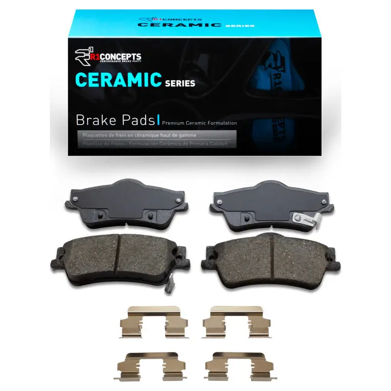 R1 2008-2017 Chevrolet Caprice Rear R1 Ceramic Pads & Hardware Kit 1