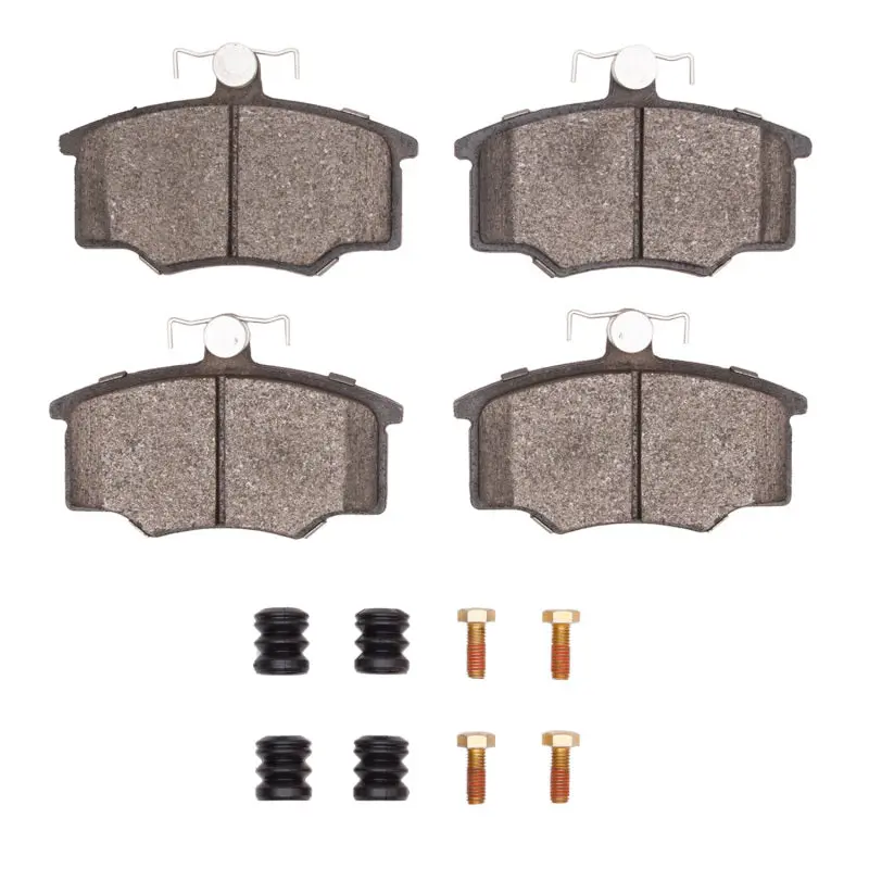 R1 82-83 Audi Coupe Front Semi Met Pads & Hardware Kit 1
