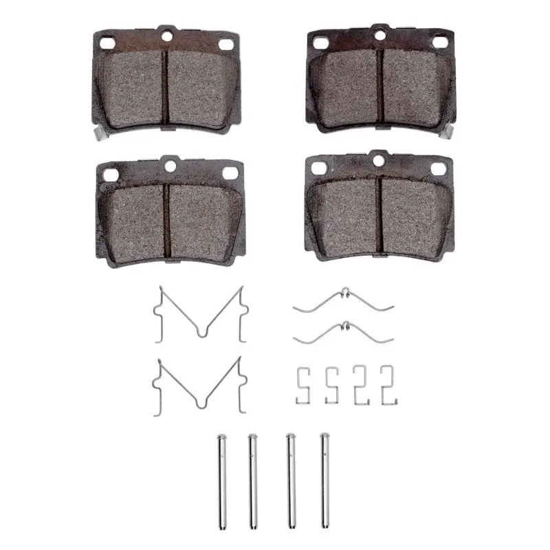 R1 97-04 Mitsubishi Montero Sport (Usa/Canada) Rear Semi Met Pads & Hardware Kit 1