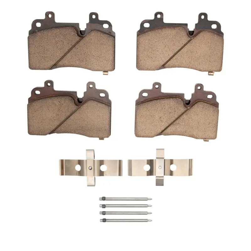 R1 -25 Cadillac Ct6 Front Ceramic Pads & Hardware Kit 1