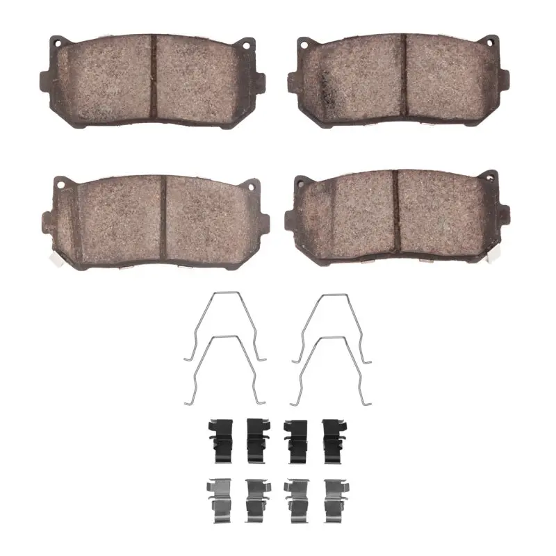 R1 98-03 Kia Sephia Rear Optimum Oe Pads & Hardware Kit 1