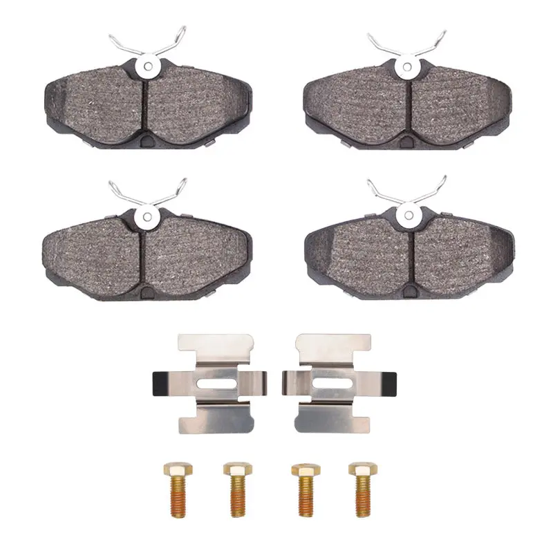 R1 1993-2005 Ford Taurus (Excl Sho) Rear R1 Semi Met Pads & Hardware Kit 1
