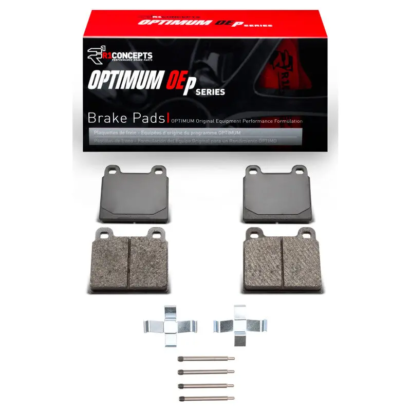 R1 1975-1985 Ferrari 308 Gts Front R1 Optimum Oe Pads & Hardware Kit 1