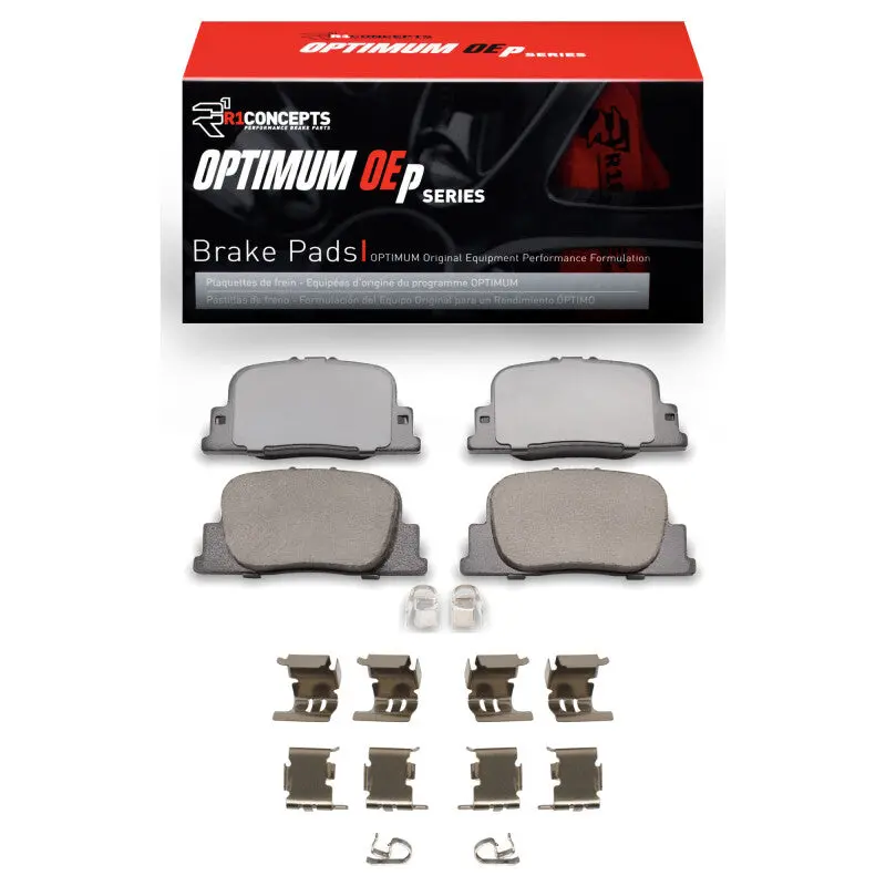 R1 00-10 Lexus Es300 Rear Optimum Oe Brake Pads & Hardware Kit 1