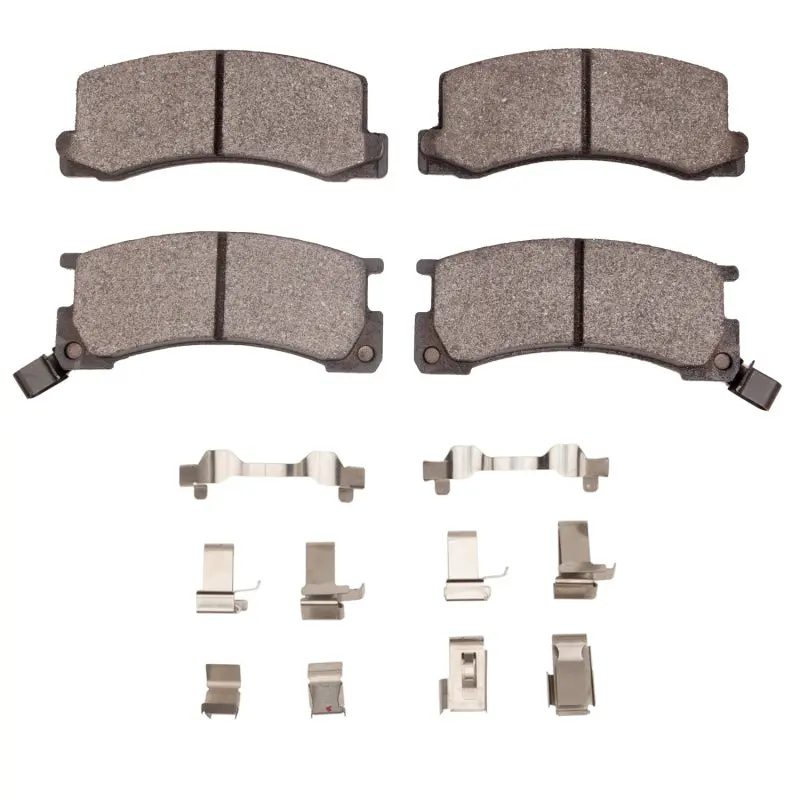 R1 1982-1985 Toyota Celica Rear R1 Semi Met Pads & Hardware Kit 1