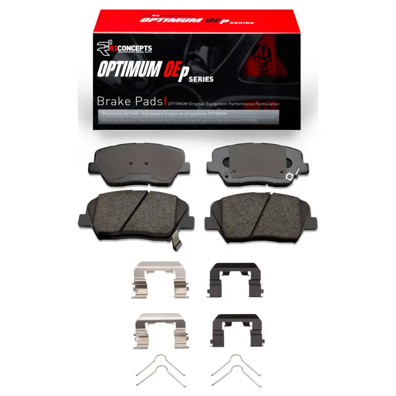 R1 10-25 Hyundai Creta (Mexico) Front Optimum Oe Brake Pads & Hardware Kit 1