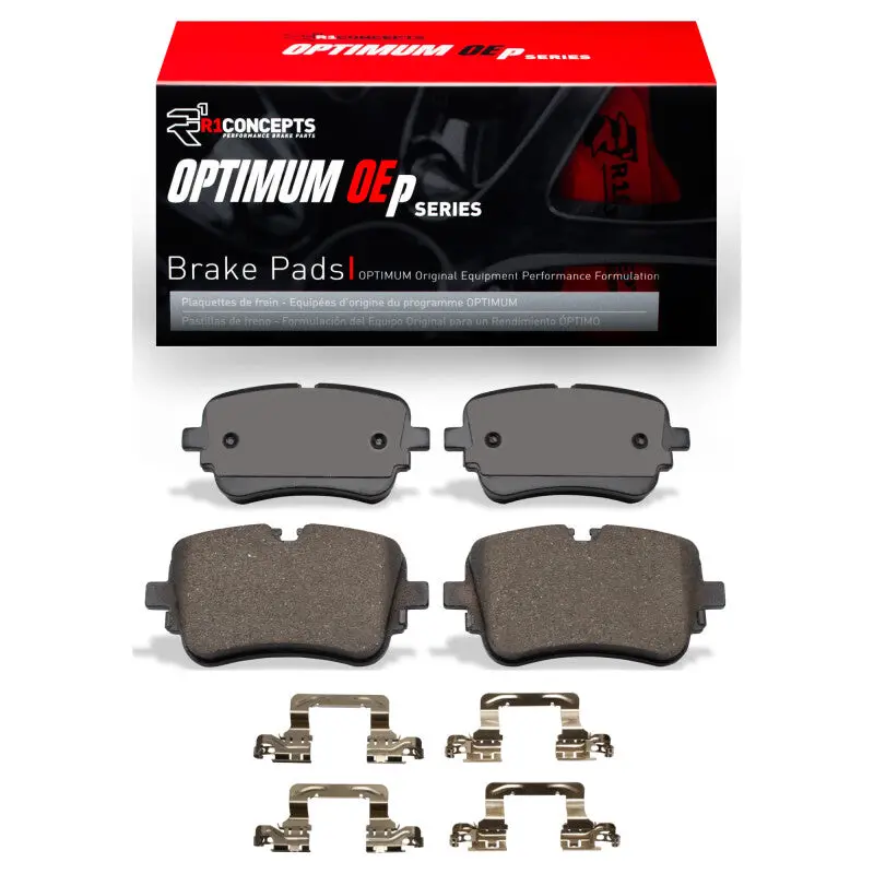 R1 2020-2025 Audi A8 Rear R1 Optimum Oe Pads & Hardware Kit 1