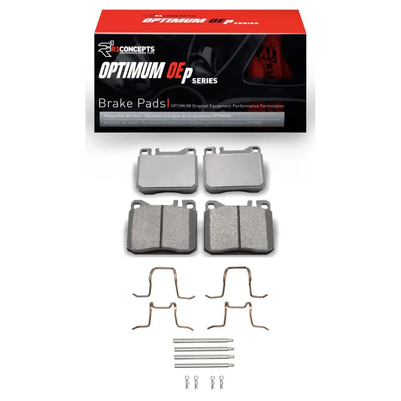 R1 79-85 Mercedes-Benz 280Se Front Optimum Oe Pads & Hardware Kit 1