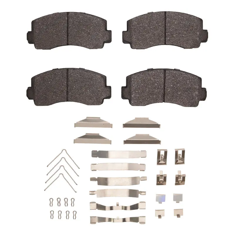 R1 76-83 Dodge Colt Front Semi Met Pads & Hardware Kit 1