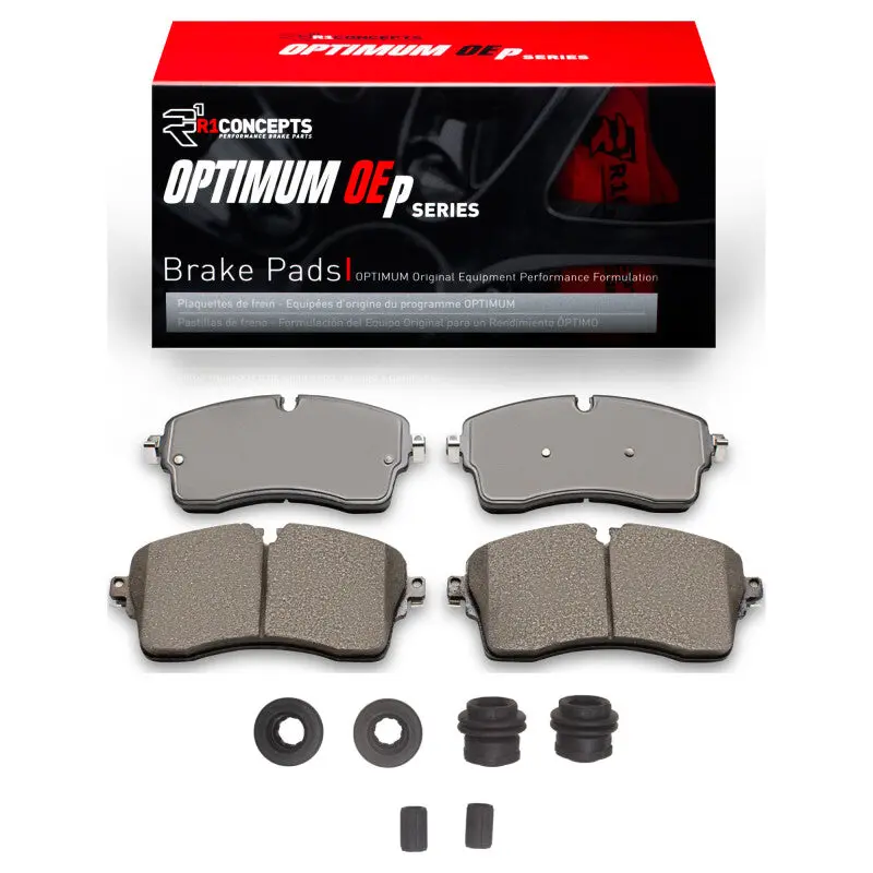 R1 2018-2025 Jaguar E-Pace Front R1 Optimum Oe Pads & Hardware Kit 1