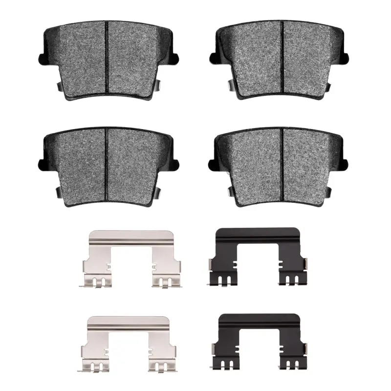 R1 06-14 Dodge Magnum Rear Semi Met Pads & Hardware Kit 1