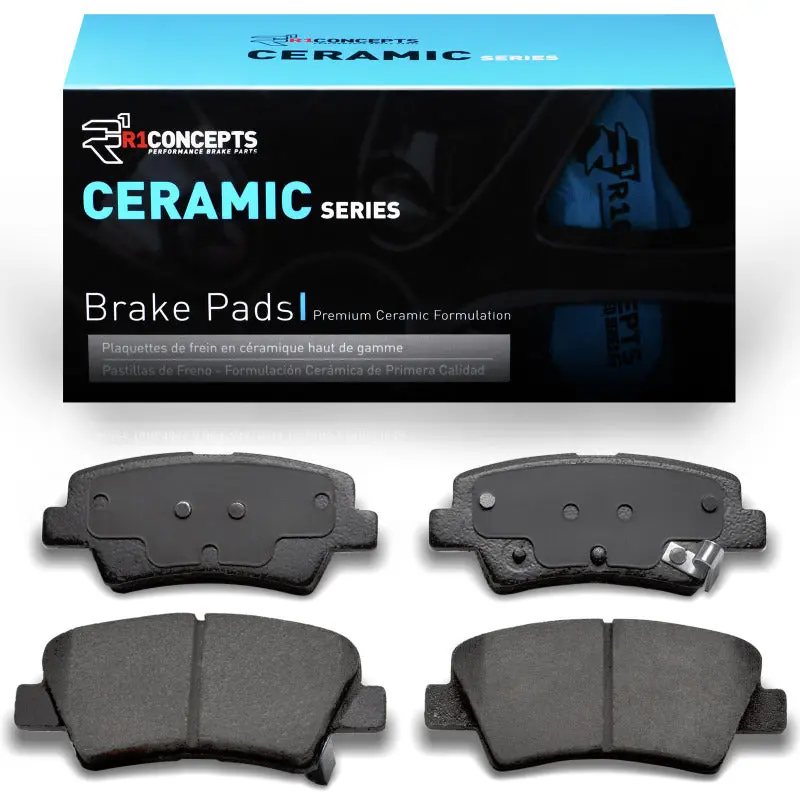 R1 12-24 Hyundai Veloster Rear R1 Ceramic Brake Pads 1