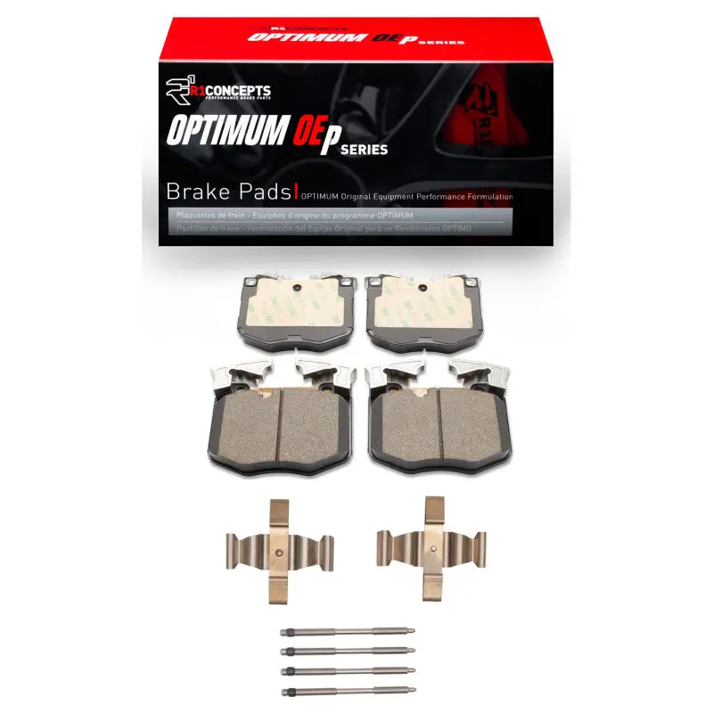 R1 16-22 Bmw 540I Xdrive Front Optimum Oe Pads & Hardware Kit 1