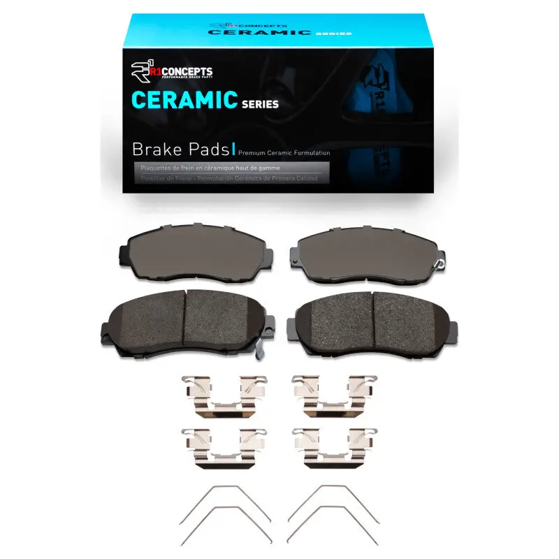 R1 2005-2025 Acura Tlx Front R1 Ceramic Pads & Hardware Kit 1
