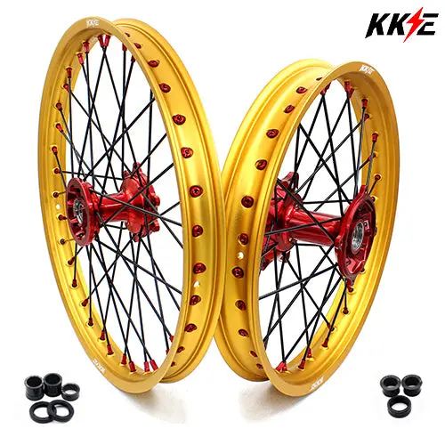 Kke 21" 19" Casting Wheels Rims For Honda Crf250r 2014-2025 Crf450r Crf450rl 2021-2025 1