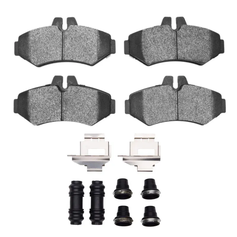 R1 02-18 Dodge Sprinter 2500 Rear Semi Met Pads & Hardware Kit 1