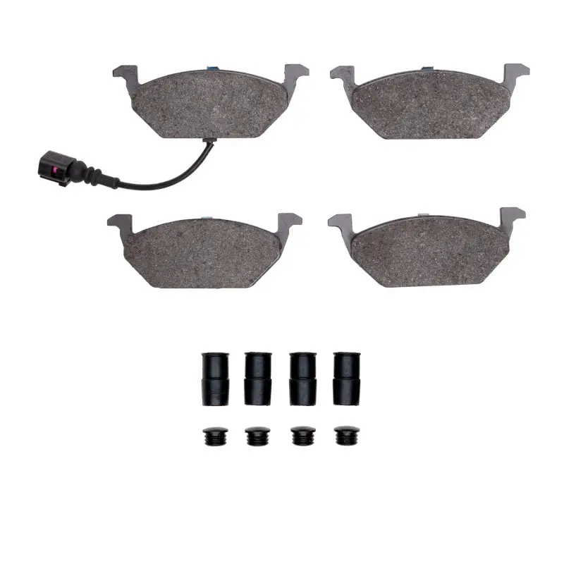 R1 99-10 Volkswagen Golf Front Euro Ceramic Pads & Hardware Kit 1