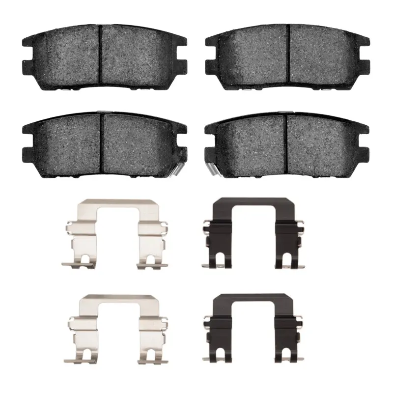 R1 90-00 Mitsubishi Montero Rear Optimum Oe Pads & Hardware Kit 1
